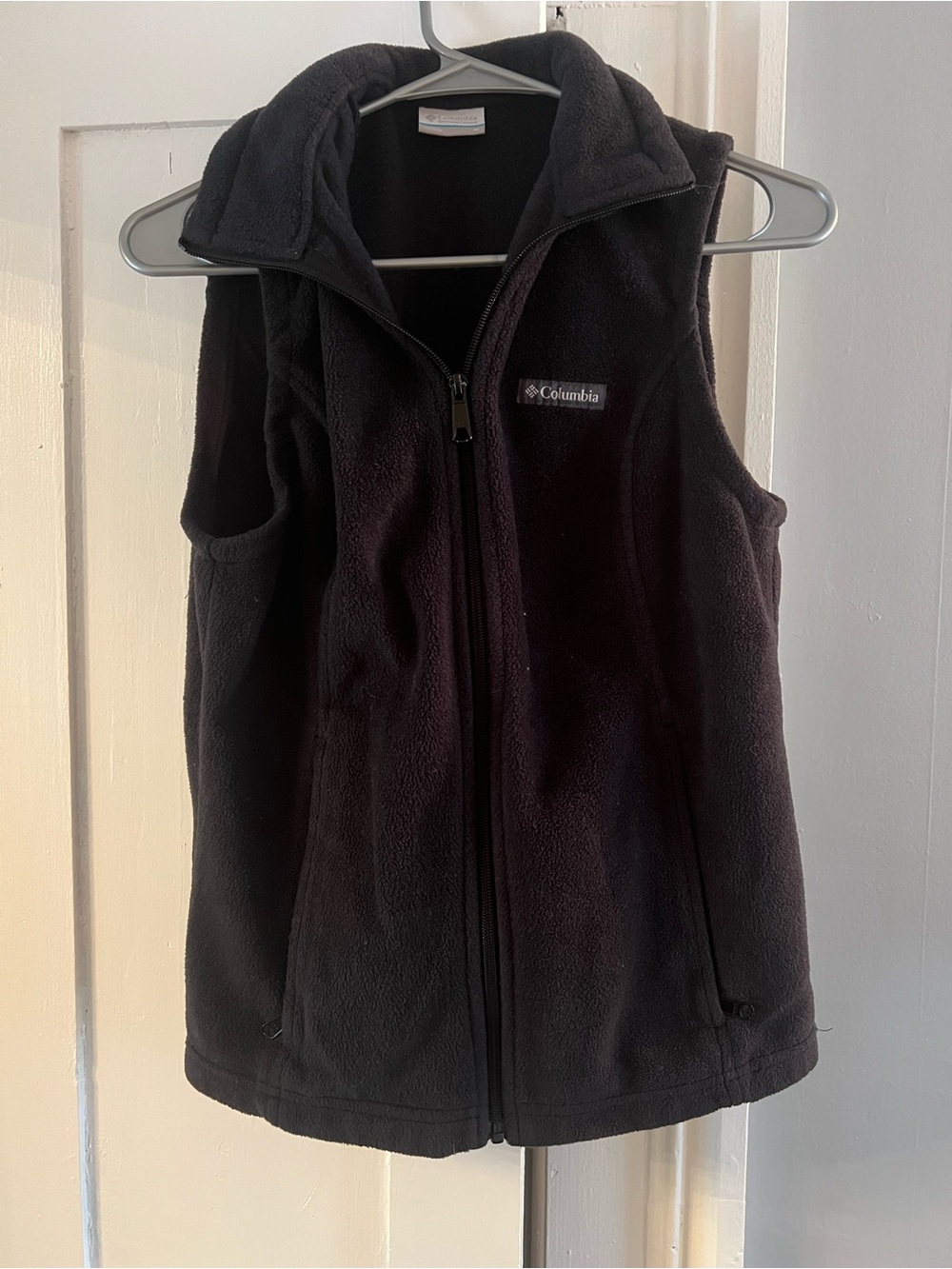 Columbia Dark Gray Fleece Zip-Up Vest